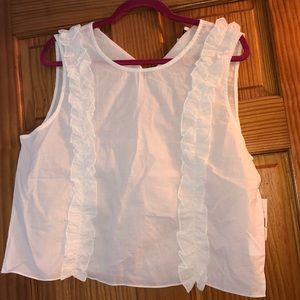 White Ruffle L.N.V. Tank